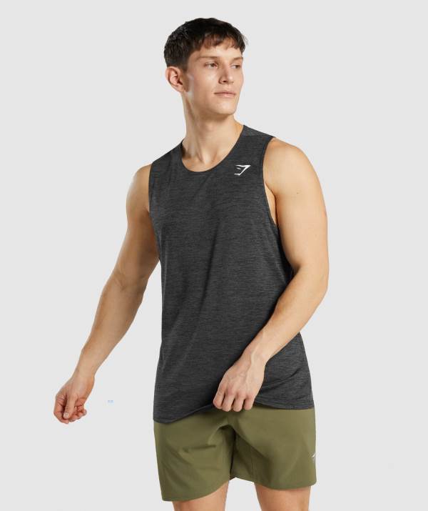 Panske Tielko Gymshark Arrival Marl Čierne | FP8520167